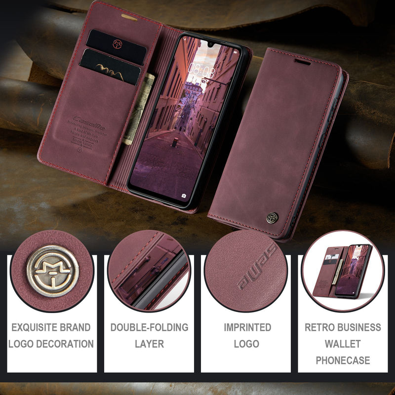 Load image into Gallery viewer, [With Card Slot] Huawei P Smart (2021) Multi-Functional Leather Flip Shockproof Wallet Case
