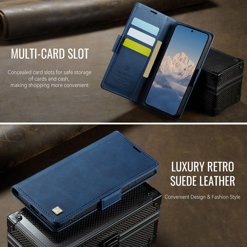 Load image into Gallery viewer, [With Card Slot] Samsung Galaxy S25/Plus/Ultra/Edge - Premium Leather Shockprppf Flip Case
