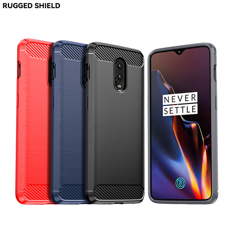 Load image into Gallery viewer, OnePlus 1+6/6T - Shield Shockproof Rugged Heavy Duty Case With 2PC 9H Glass Screen Protector
