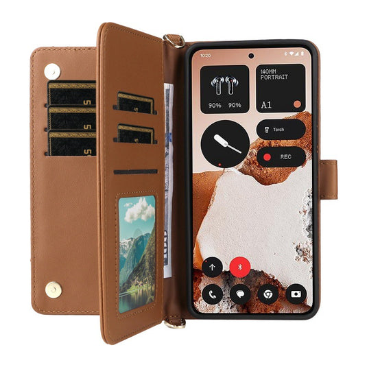 [With Card Slot][With Lanyard] Nothing CMF Phone 2 Pro Multi Functional Premium Leather Wallet Series Case - i-Station Mobile Phone & Electronic Device Repair and Accessories