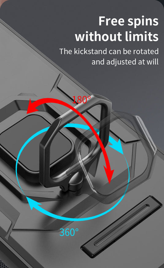 [Built-in 360-degree rotatabl bracket][Camera Cover] Huawei Mate 60/Pro/Pro+ Shield Shockproof Rugged Heavy Duty Case