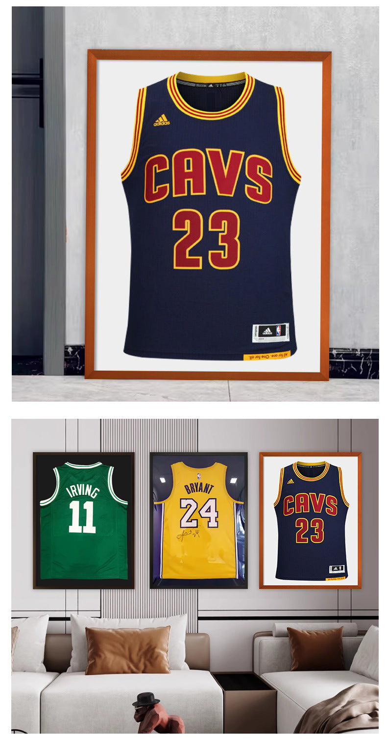 Load image into Gallery viewer, 60×80cm Jersey Display Frame – Solid Wood UV Protection Case for AFL, NBA, Football &amp; More - i-Station Mobile Phone &amp; Electronic Device Repair and Accessories
