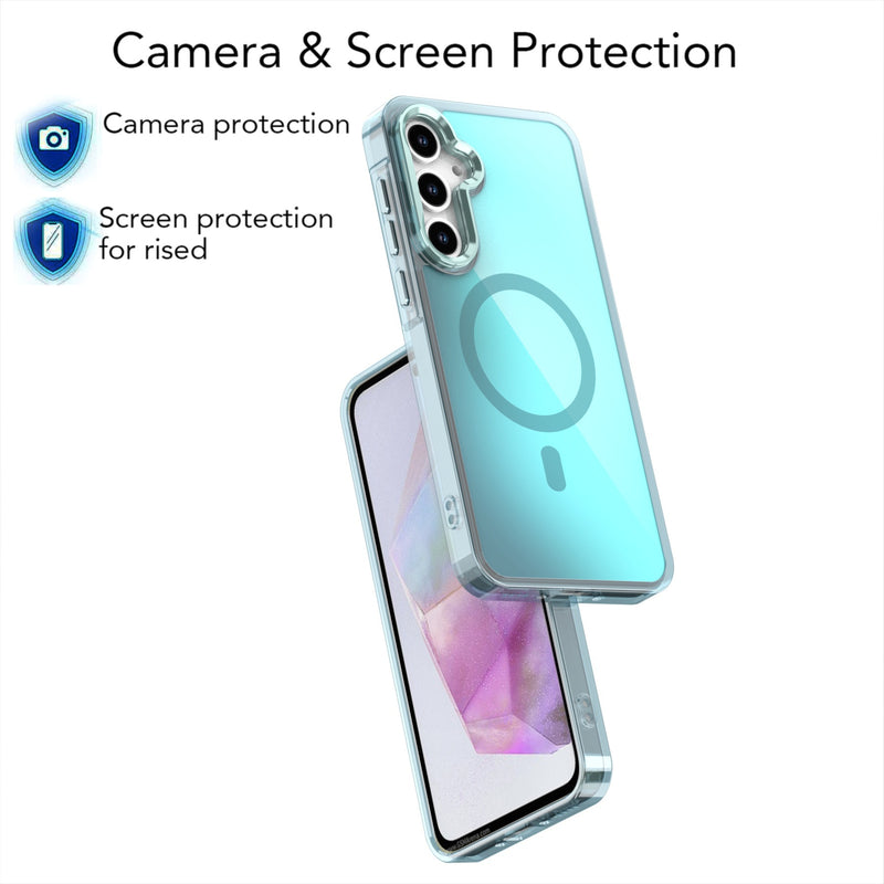 Load image into Gallery viewer, [Built-in Lens Kickstand][Magsafe Compatible] Samsung Galaxy A56 Gradient Full-Body Shockproof Phone Case
