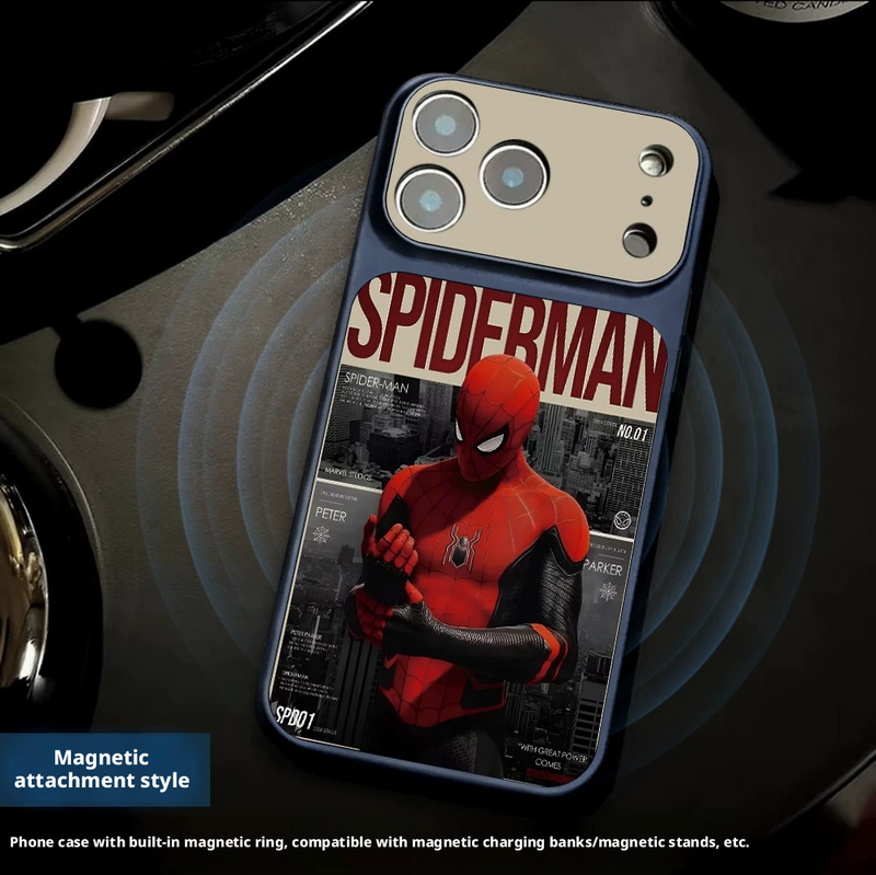 Load image into Gallery viewer, [MagSafe Compatible] Apple iPhone 13 /Mini /Pro /Pro Max Spider-Man Series Ice-Cool Frosted Shockproof Protective Case
