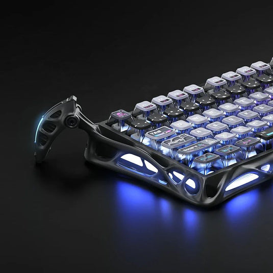 Gravastar Mercury K1 Pro 75% Wireless Mechanical Gaming Keyboard Aluminum Alloy Material With RGB Lighting