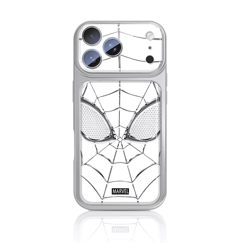 Load image into Gallery viewer, Apple iPhone 16/Plus/Pro/Pro Max/e - Spider-Man Series Line Art Mask Premium Shockproof Protective Case
