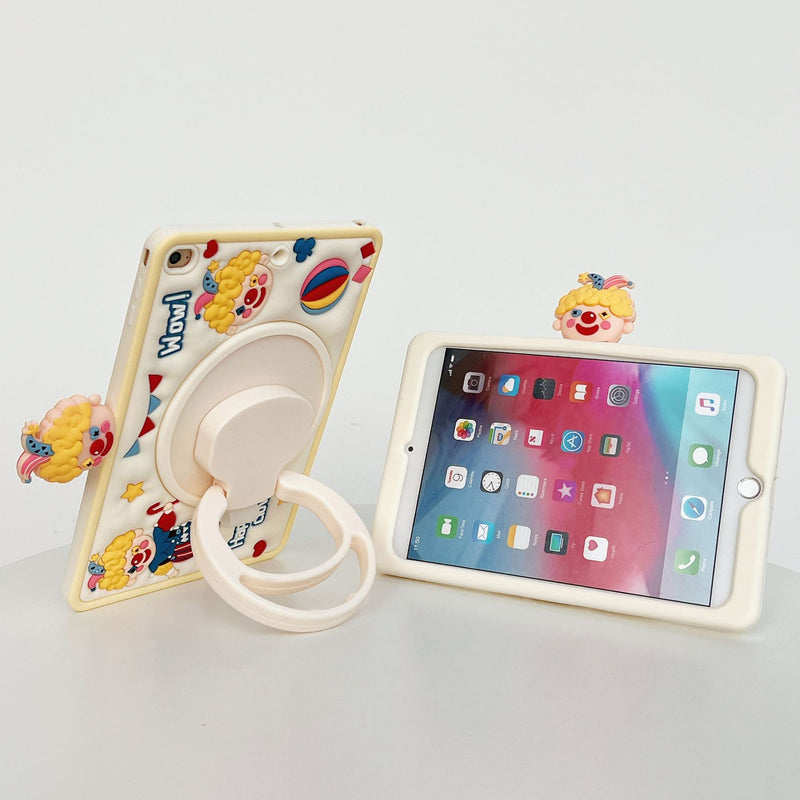 Load image into Gallery viewer, [Built-in Ring Bracket] Apple iPad 7/8/9 10.2&#39;&#39; 7/8/9th Gen (2019/2020/2021) Joker Silicone Full-Body Shockproof Case
