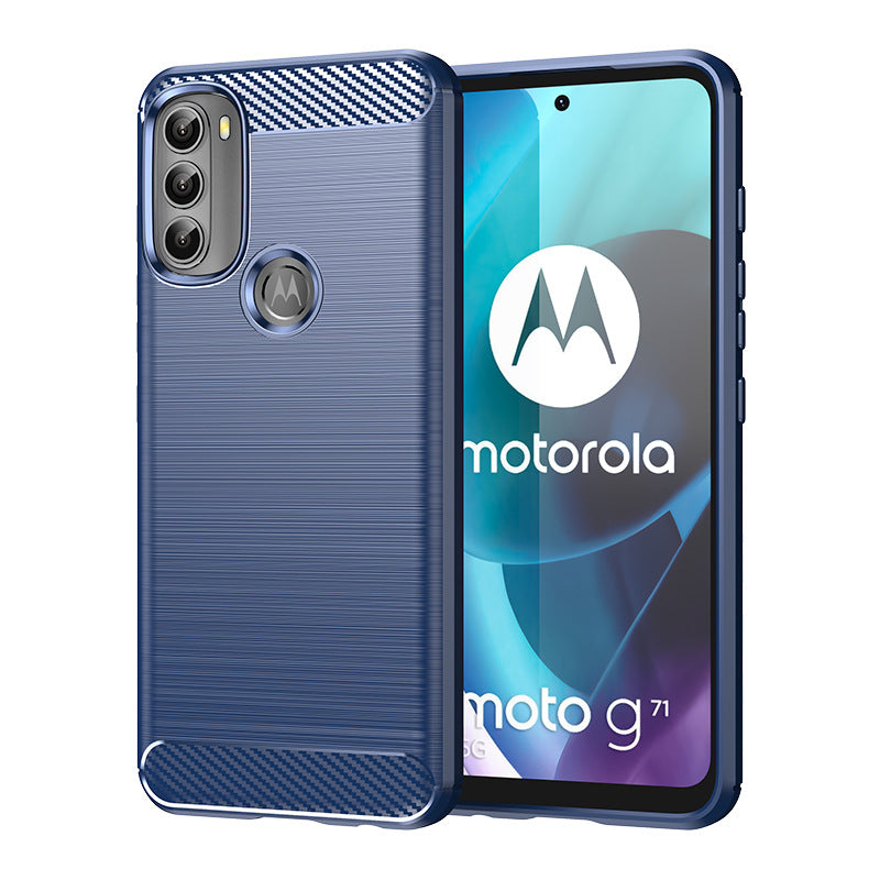 Load image into Gallery viewer, Motorola Moto G71 5G- Shield Shockproof Rugged Heavy Duty Case With 2PC Tempered Glass Screen Protector
