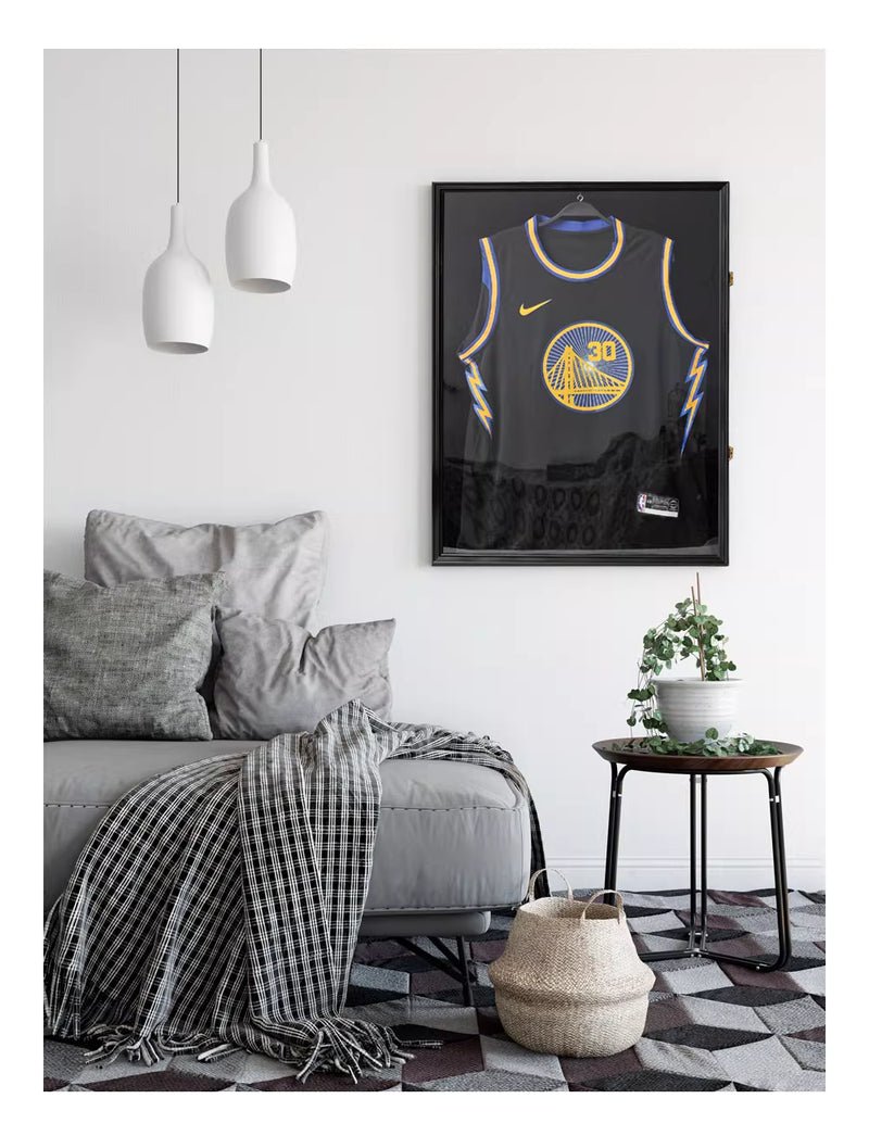 Load image into Gallery viewer, 60×80cm Jersey Display Frame – Solid Wood UV Protection Case for AFL, NBA, Football &amp; More - i-Station Mobile Phone &amp; Electronic Device Repair and Accessories

