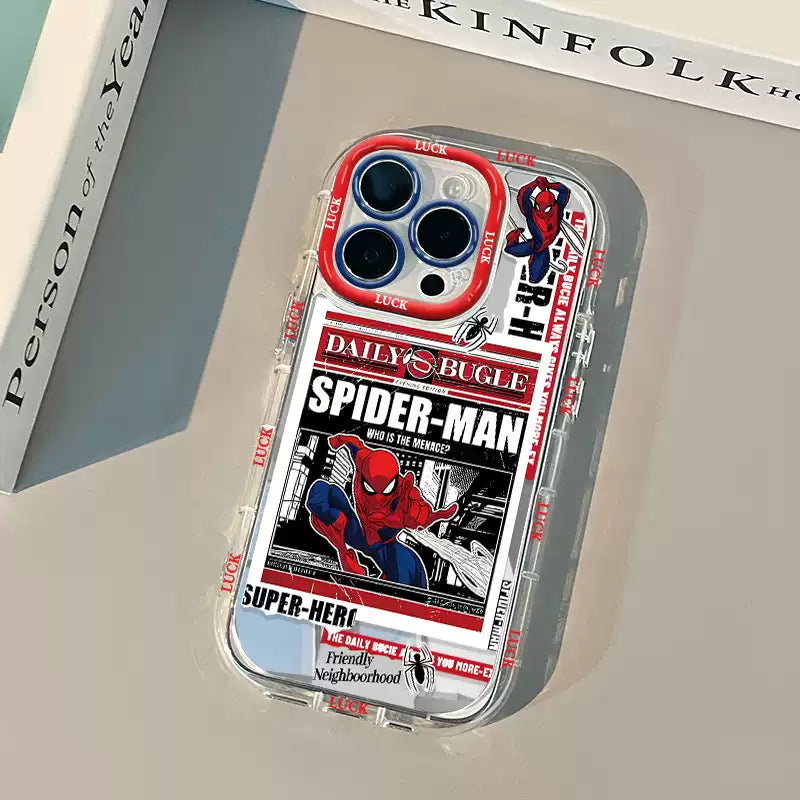 Load image into Gallery viewer, Apple iPhone 15 /Plus /Pro /Pro Max - Spider-Man Series Creative Mirror-Effect Shockproof Protective Case
