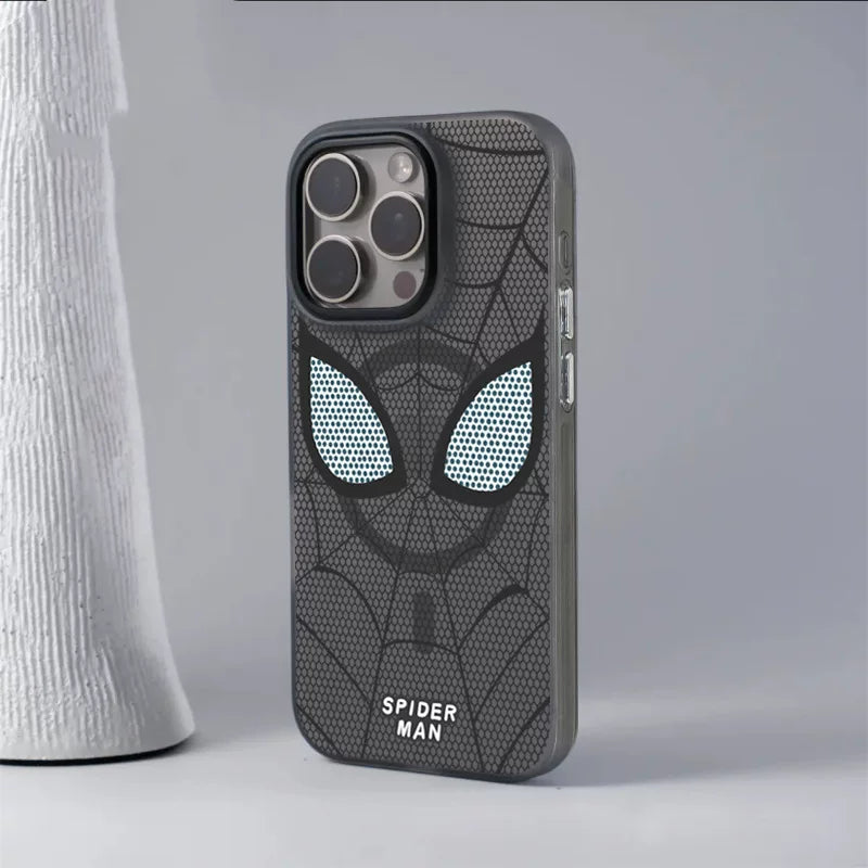 Load image into Gallery viewer, [MagSafe Compatible] Apple iPhone 16 / Plus / Pro / Pro Max Spider-Man Series Ice-Cool Frosted Shockproof Protective Case
