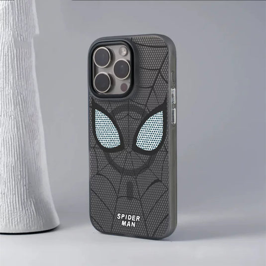 [MagSafe Compatible] Apple iPhone 16 / Plus / Pro / Pro Max Spider-Man Series Ice-Cool Frosted Shockproof Protective Case