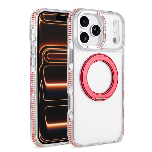 iPhone 17 Pro Max Clear Case with 360° Rotating Stand – Shockproof Transparent Cover - i-Station Mobile Phone & Electronic Device Repair and Accessories