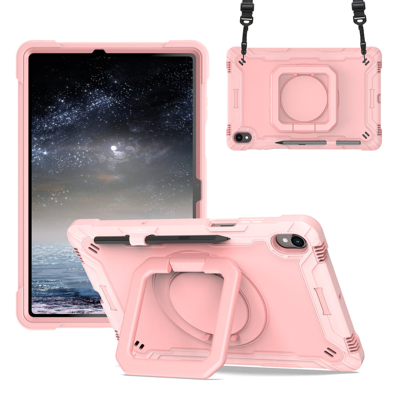 Load image into Gallery viewer, [Built-in Shoulder Strap][With Pen Slot] Samsung Galaxy Tab S11 11&quot; (2025) EVA Friendly Heavy Duty Ring Holder Stand Case

