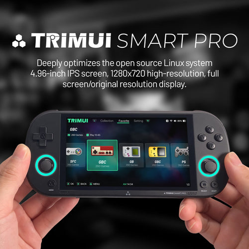 Trimui Smart Pro Handheld Game Console Open Source Linux System