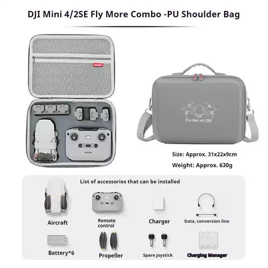 DJI Mini 3/4 Pro/2 SE Storage Bag Portable Case