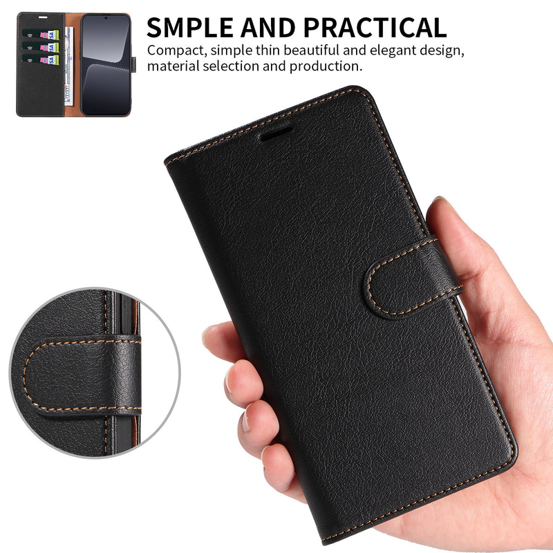 Load image into Gallery viewer, [With Card Slot] Xiaomi Mi 13/T/Pro/T Pro Premium Leather Kickstand Shockproof Wallet Series Case
