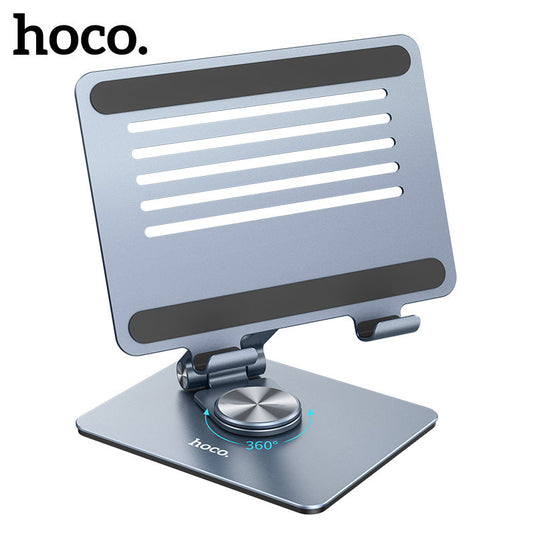 [PH52] HOCO Universal 360 Degree Aluminum Fordable Rotation iPad Tablet Desktop Holder - Polar Tech Australia