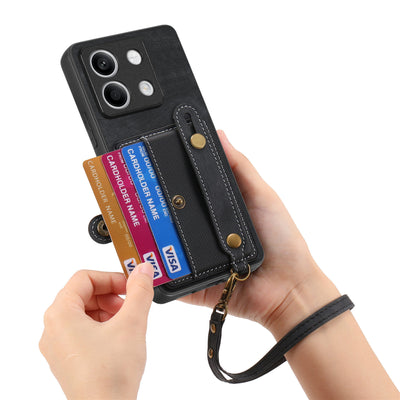 [With Wrist Strap][With Card Slot] Xiaomi Mi 13/Pro/Ultra Premium Leather Kickstand Shockproof Wallet Series Case - i-Station Mobile Phone & Electronic Device Repair and Accessories