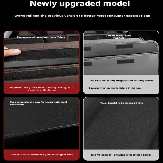 Kia Trunk Storage Box – Waterproof Foldable Microfiber Leather Cargo Organizer