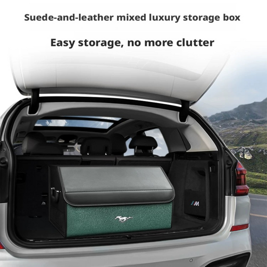 Ford Mustang & Mustang Mach-E Trunk Storage Box – Foldable Car Cargo Organizer