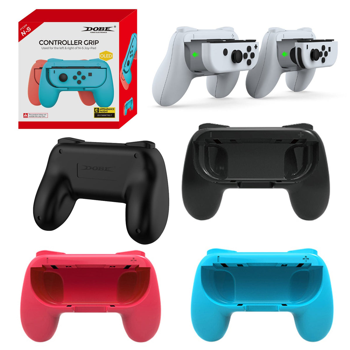 [TNS-851B] DOBE Switch OLED Controller Grip Joy-Con Small Controller Grips Handle Pair - i-Station Mobile Phone & Electronic Device Repair and Accessories