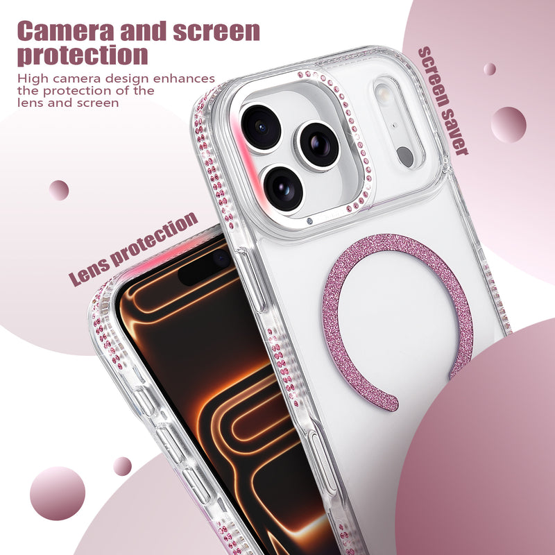 Load image into Gallery viewer, iPhone 17 Pro Max Transparent Slim Shockproof Case with MagSafe Magnetic Ring &amp; Raised Camera Protection - i-Station Mobile Phone &amp; Electronic Device Repair and Accessories
