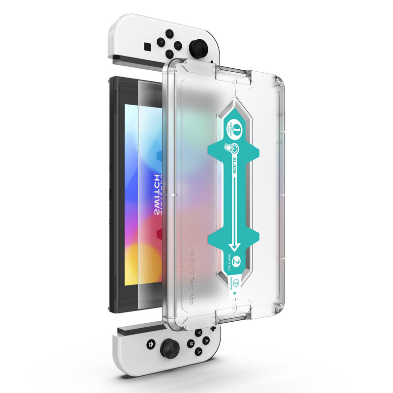 Load image into Gallery viewer, [Easy Automatic Fit] Magic Glass Protector - Nintendo Switch OLED Screen Protector
