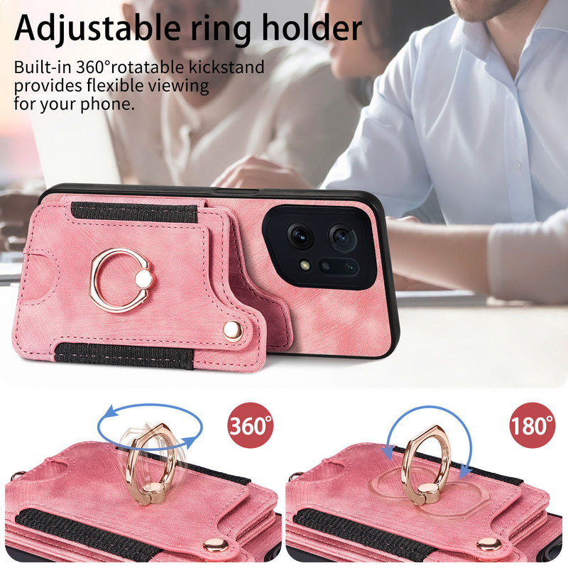 Load image into Gallery viewer, [Built-in Card Slot][With Lanyard] OPPO Reno15 Pro/F - Multifunctional Wallet Phone Case - i-Station Mobile Phone &amp; Electronic Device Repair and Accessories
