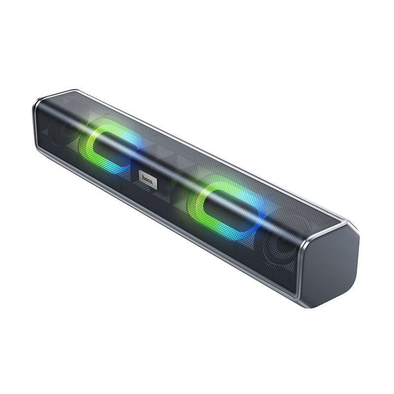 Load image into Gallery viewer, [BS49] HOCO Wireless RGB Light Bluetooth Desktop Office Gaming Speakers With Colorful Light Effect Sound Bar - Polar Tech Australia
