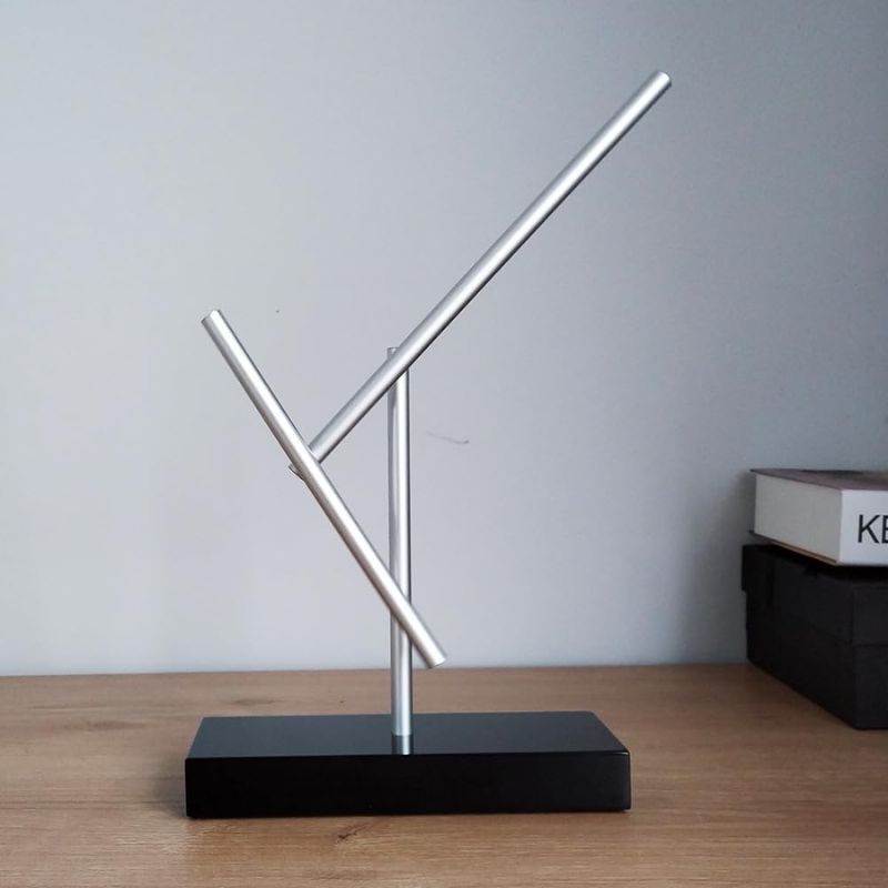 Load image into Gallery viewer, Aluminium Swinging Sticks Kinetic Energy Sculpture Perpetual Motion Art - Desktop Toy Version
