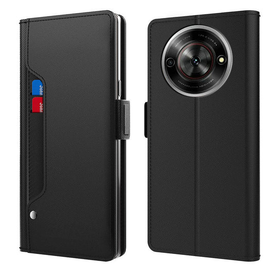 [With Card Slot] ZTE Nubia Z50 Ultra/50s Pro Magnetic PU Shockproof Protective Leather Case