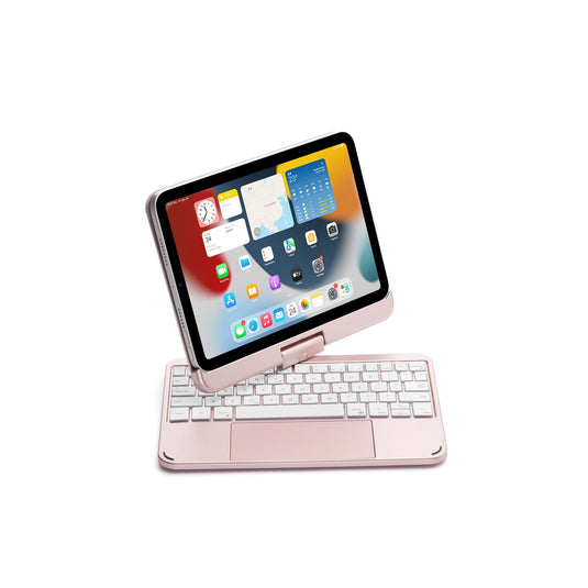 [With Backlit] Apple iPad Mini 6/7 8.3'' 6/7th Gen (2021/2024) 360-Degree Rotatable Magnetic Smart Wireless Toupad Keyboard Case - i-Station Mobile Phone & Electronic Device Repair and Accessories