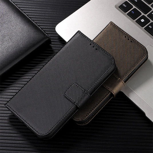 [With Card Solt] Motorola Moto E14/G04/G24/G04 S/G24 Power Premium Luxury Leather Wallet Series Case