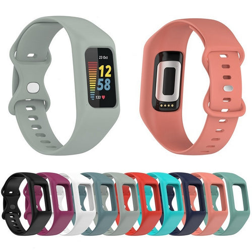 Fitbit Charge 3/4/5/6 Smartwatch Silicone Soft Band Replacement Strap