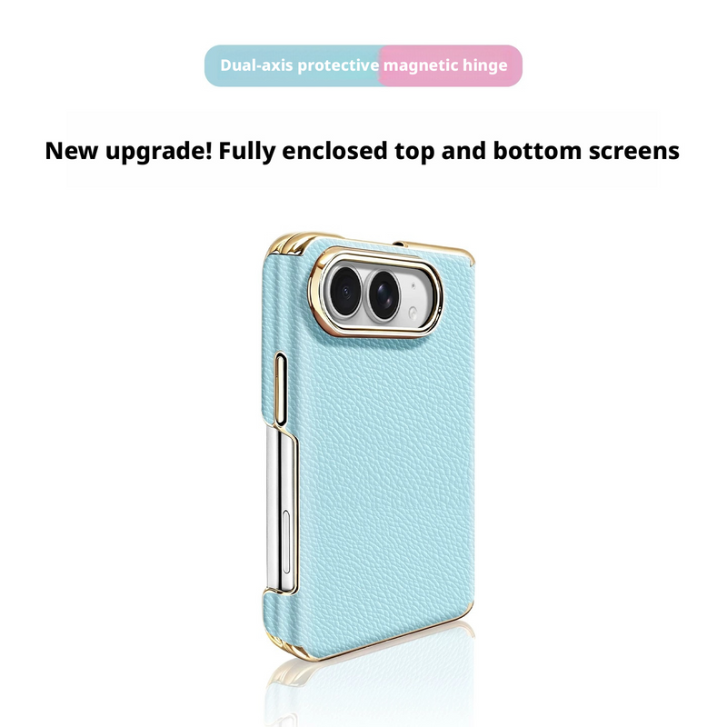 Load image into Gallery viewer, Apple iPhone Ultra Dual-Axis Full-Coverage Premium Leather-Feel Shockproof Protective Case – 14 Colors
