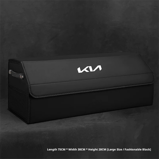 Kia Trunk Storage Box – Waterproof Foldable Microfiber Leather Cargo Organizer
