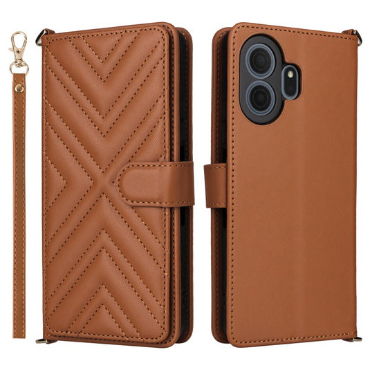 [With Card Slot] TCL NxtPaper 70 Pro - Multi Functional Wallet Series Case with Lanyard - i-Station Mobile Phone & Electronic Device Repair and Accessories