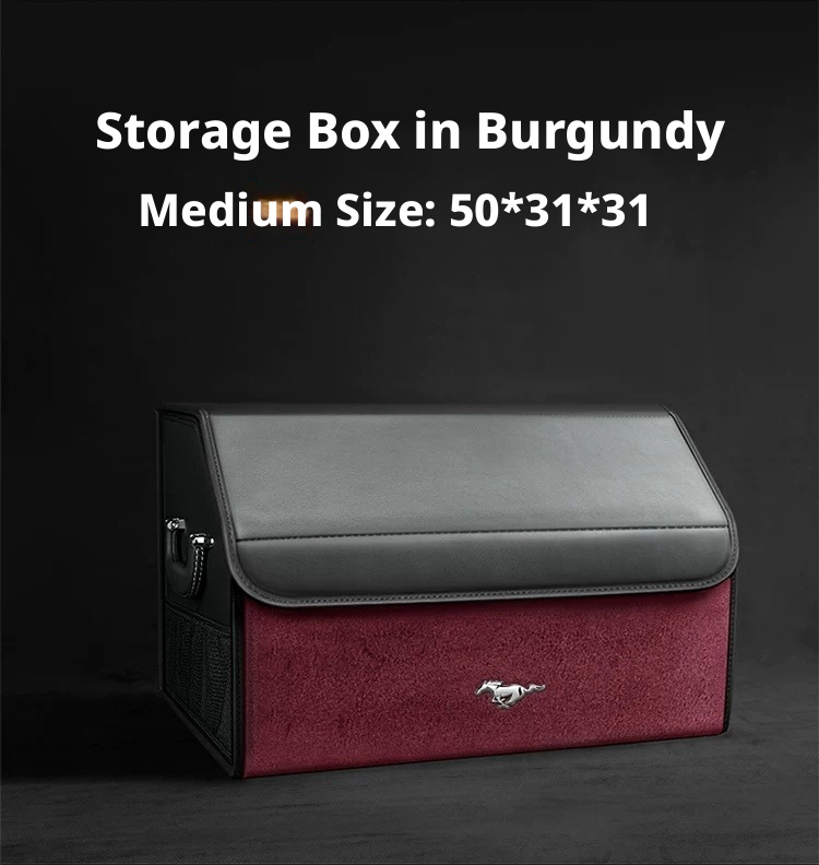 Load image into Gallery viewer, Ford Mustang &amp; Mustang Mach-E Trunk Storage Box – Foldable Car Cargo Organizer
