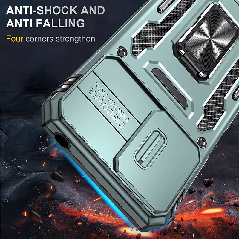 Load image into Gallery viewer, [Built-in Stand]  Motorola Moto G14 Full-Coverage Shockproof Anti-Slip Essentials Series Case
