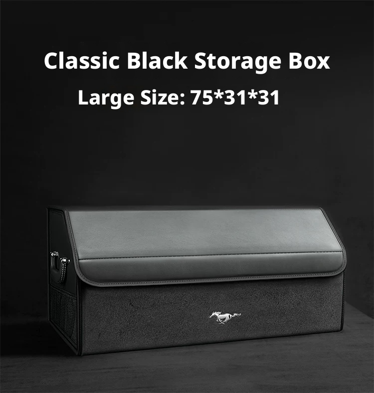 Load image into Gallery viewer, Ford Mustang &amp; Mustang Mach-E Trunk Storage Box – Foldable Car Cargo Organizer
