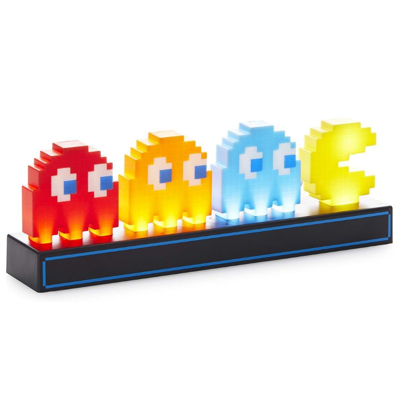 Load image into Gallery viewer, Paladone Pac Man and Ghosts Light 3D Pixel Lamp LED Game Icon Night Light Colour Phasing Music Reactive for Bedroom Gaiming Room
