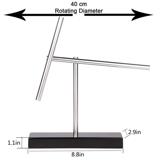 Aluminium Swinging Sticks Kinetic Energy Sculpture Perpetual Motion Art - Desktop Toy Version