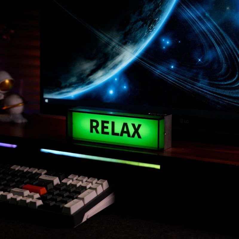 Load image into Gallery viewer, Industrial Vintage Design Style LED Ambient Light Gaming Desk Accessory, Aluminum Alloy Body, Rechargeable - i-Station Mobile Phone &amp; Electronic Device Repair and Accessories
