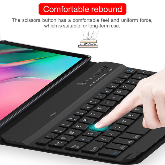 [Detachable] Lenovo Tab K9 8.7" 2025 (TB305FU) - Smart Wireless Bluetooth Keyboard Case With Backlit