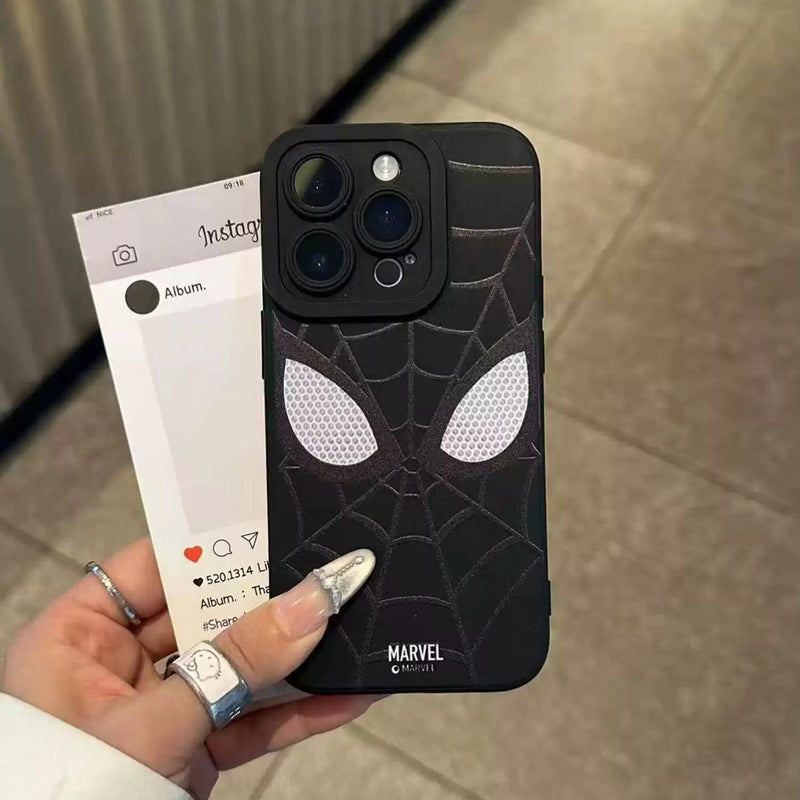 Load image into Gallery viewer, Apple iPhone 17/Air/Pro/Pro Max - Spider-SMan eries Black &amp; White Full-Coverage Shockproof Protective Case
