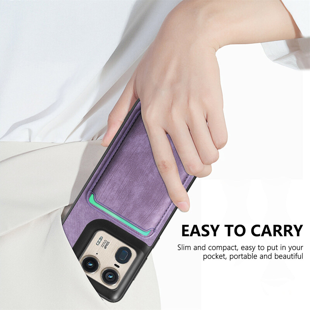 [With Magnetic Card Holder] Motorola Moto E20/30 Leather Shockproof Essentials Series Case - i-Station Mobile Phone & Electronic Device Repair and Accessories
