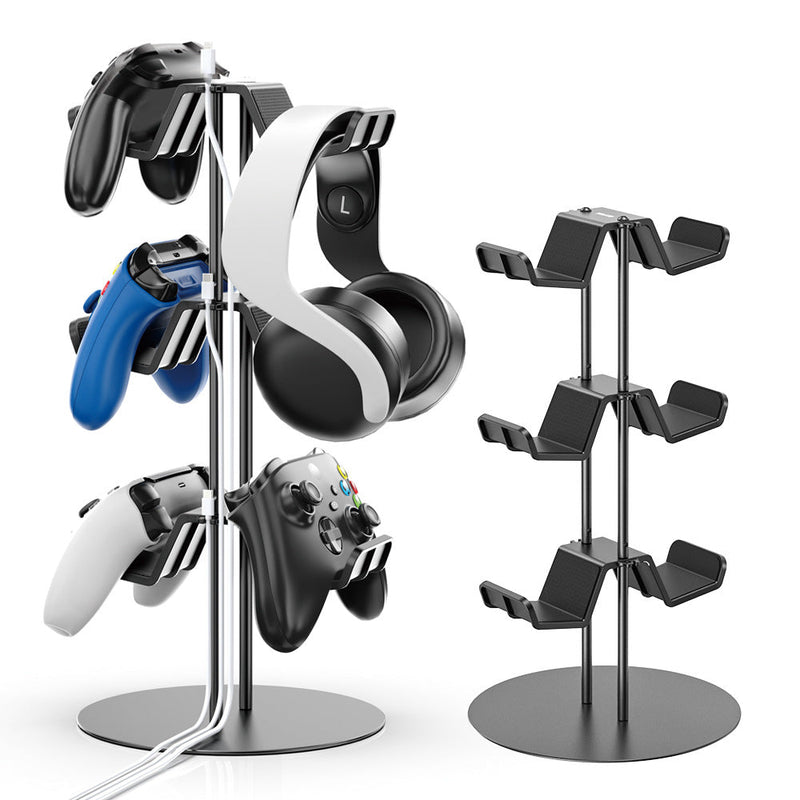 Load image into Gallery viewer, PS5 Game Controllers and Headset Storage Organizer Rack
