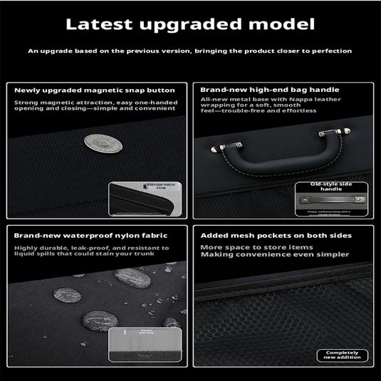 Ford Mustang & Mustang Mach-E Trunk Storage Box – Foldable Car Cargo Organizer
