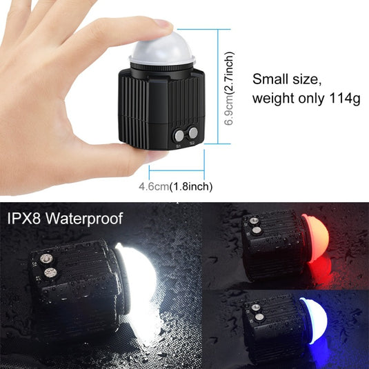 GoPro Series - 60M Ultra Brightness Underwater Fill Light Diving Light - i-Station Mobile Phone & Electronic Device Repair and Accessories